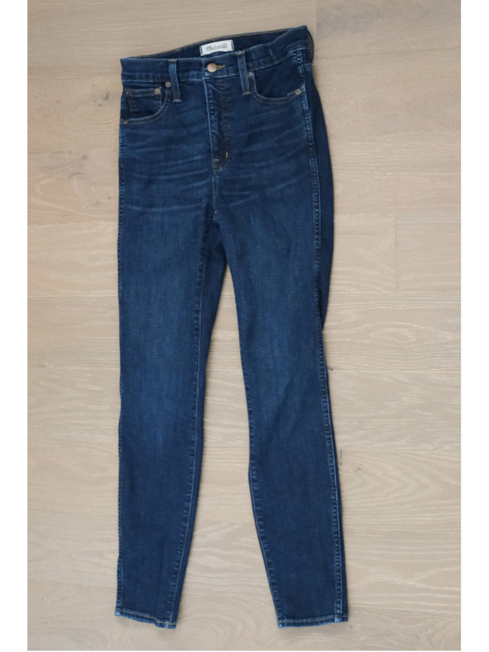 Madewell Women’s 10” High-Rise Skinny Jeans Size 26 Dark Wash
